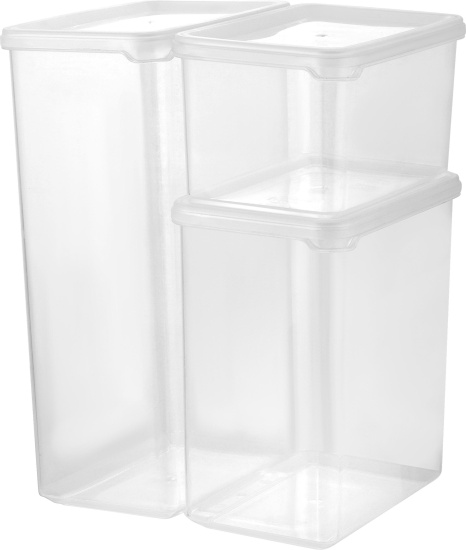 Банка для сыпучих продуктов Plast Team HELSINKI 1,65 л натуральный PT170810999