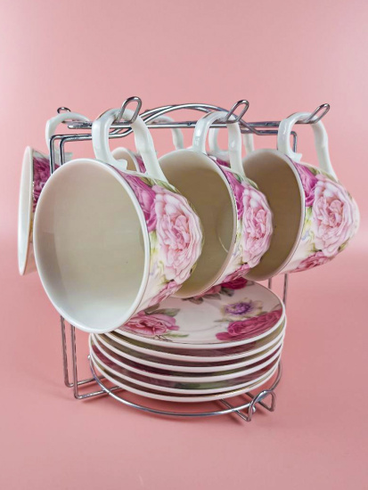 Сервиз на м/подст. (12 пр.) Lavenir 220 мл, 14 см, C03-F149 12M фарфор 100365