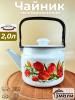 Чайник для плиты 2,0л С-2710П2/4Рч "Ласковый май"