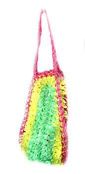 Мочалка одинарная ручной работы  Мочалка одинарная ручной работы