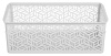 Корзинка универсальная "Линден" 4,3л, 290х190х95мм (белый) 221313329/01