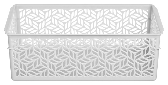 Корзинка универсальная "Линден" 4,3л, 290х190х95мм (белый) 221313329/01