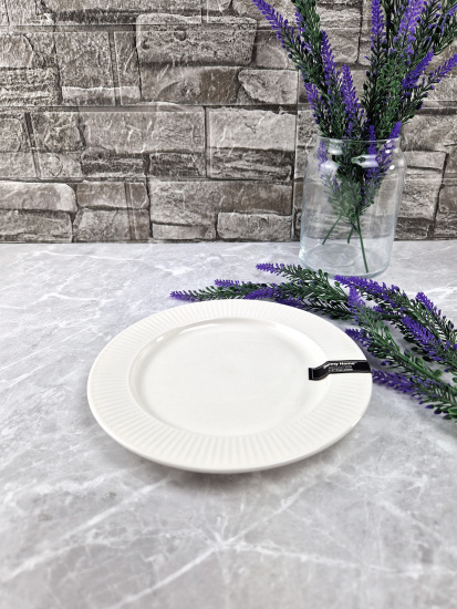 Тарелка плоская 19см Lance Белье (фарфор) OLS-DM-71