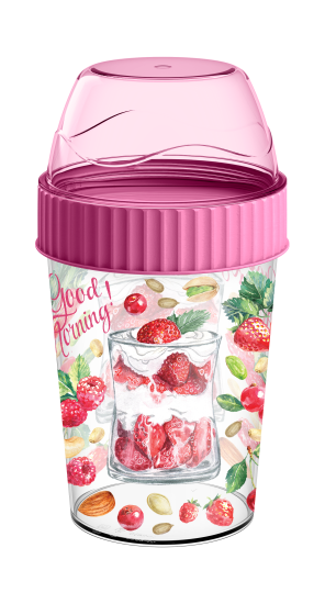 Контейнер для завтрака 440мл с декором (микс) 223106690/00