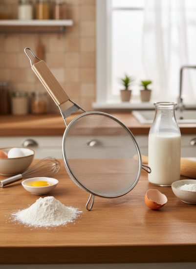 Сито с деревянной ручкой 18см OLS-432-16