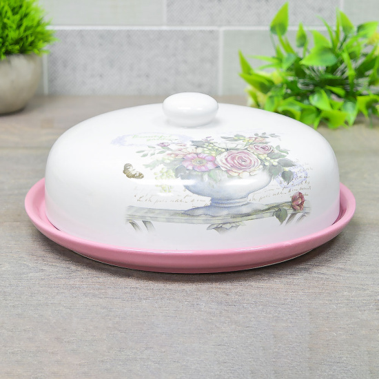Блюдо для блинов Lavenir "Beautiful garden" 23 см, HC620-K48 доломит 71649
