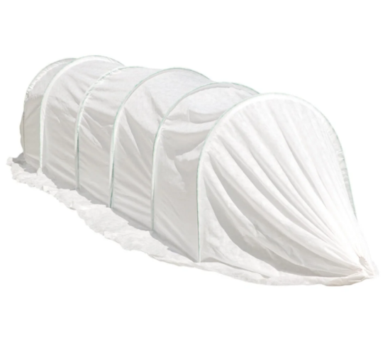 Парник "СТАНДАРТ" 8 секций (с колышками, ПНД дуга, прошитый укрывной материал 35) САДОВИТА