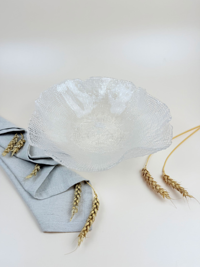 Салатник 30 см прозрачный IVV (реплика) OLS-8294.1