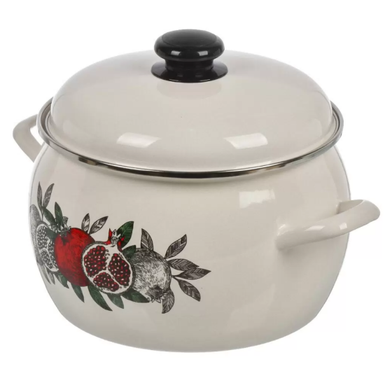 Кастрюля 5,0 литров (Цвет граната) С-4216АП2/4Жм