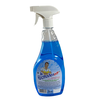 Средство для мытья стекол Mr. Чистоделоff 750 гр. Свежесть триггер