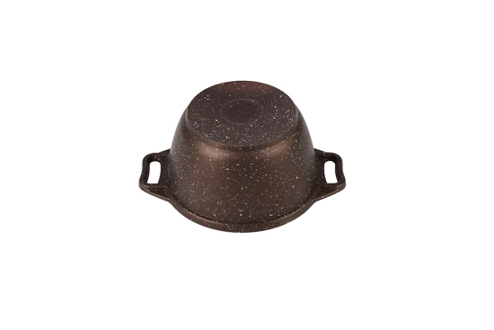 Кастрюля 1,0л со стекл. кр. АП (кофейный мрамор) кмк12а